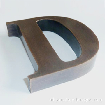Built up 3D Metal Stainless Steel Letter